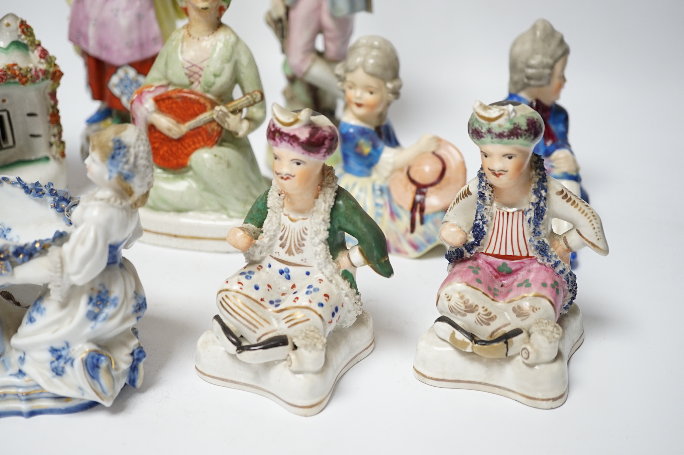 A group of Victorian and later ceramics including Staffordshire